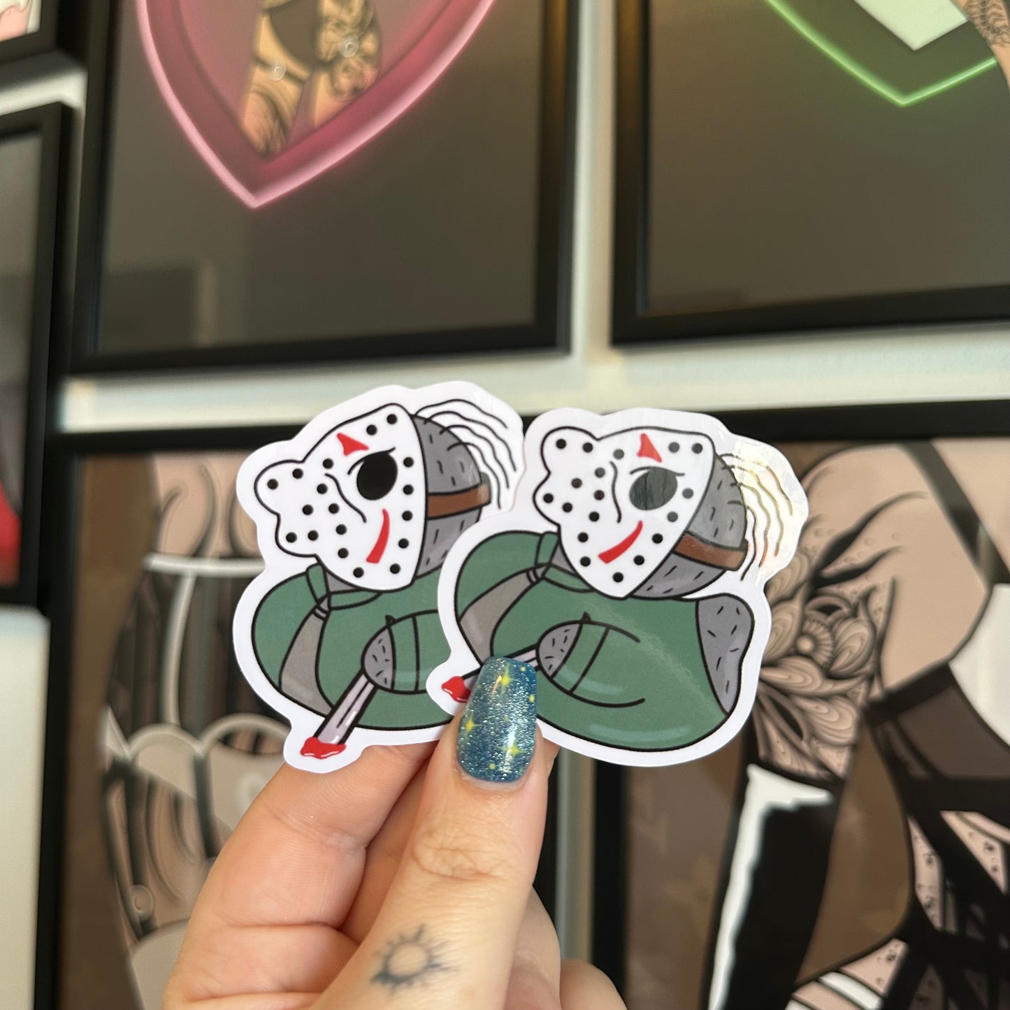 Jason Duck Sticker