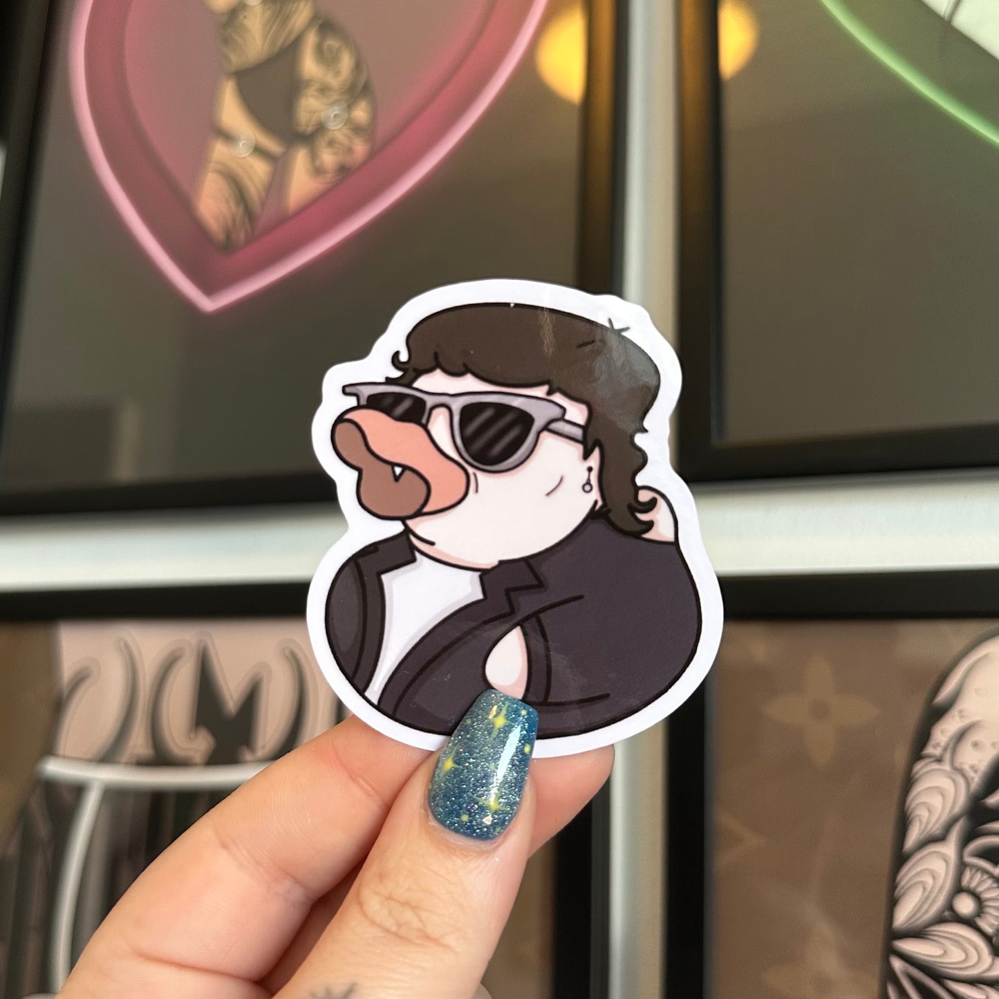 Michael Duck Sticker