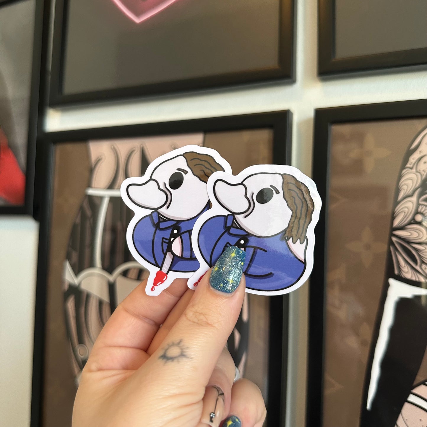 Halloween Duck Sticker