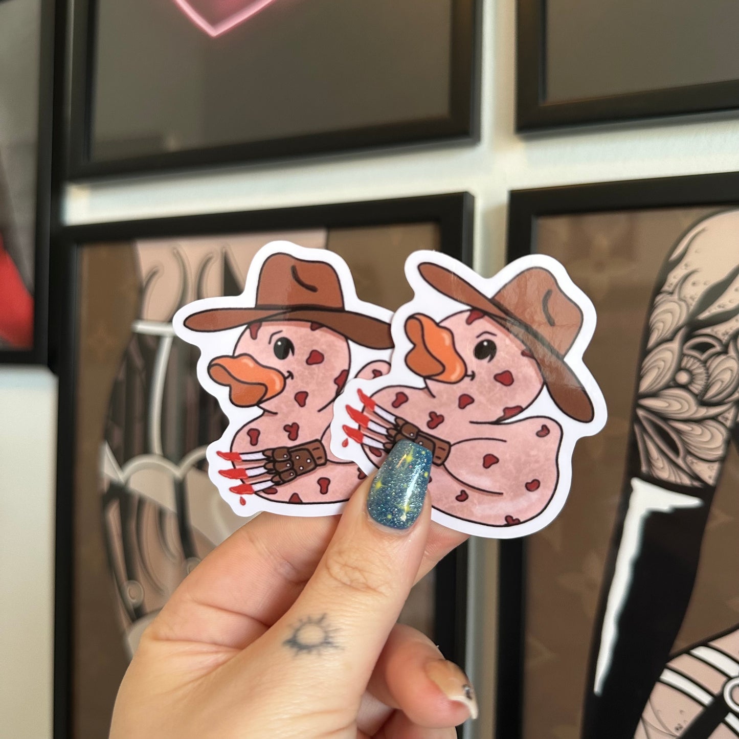 Freddy Duck Sticker