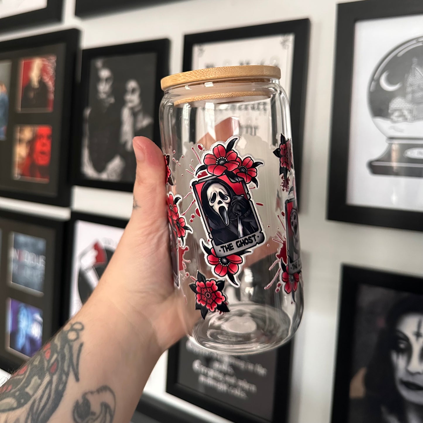 Horror Tarot 16oz reusable cup