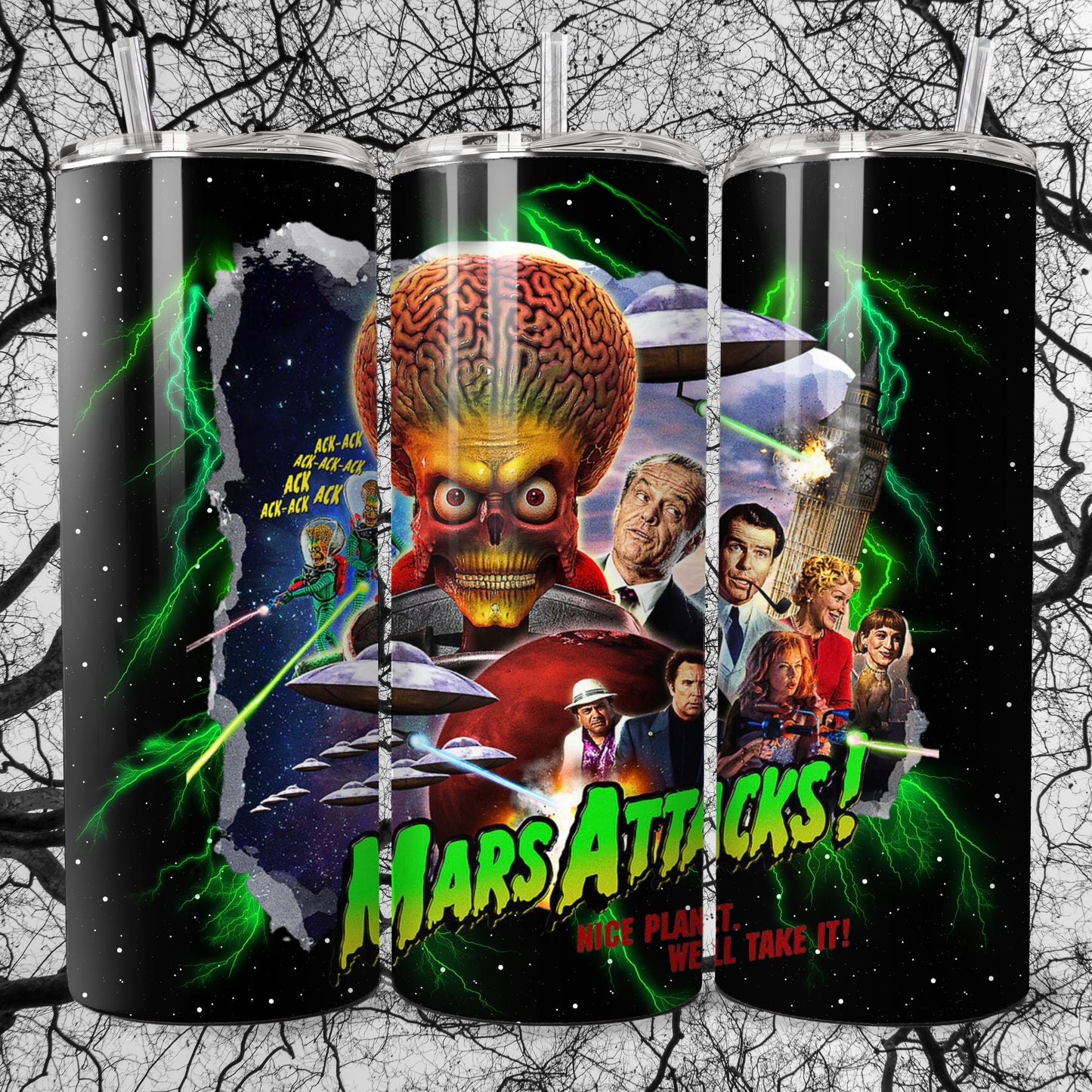 Mars Attacks 20oz Tumbler - PREORDER