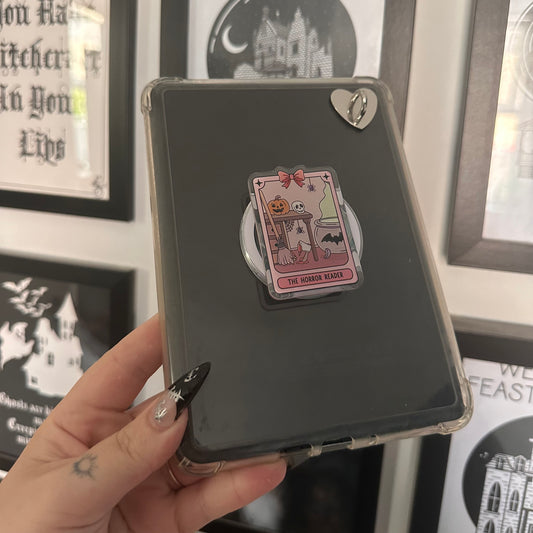 Horror reader MagSafe e-reader grip