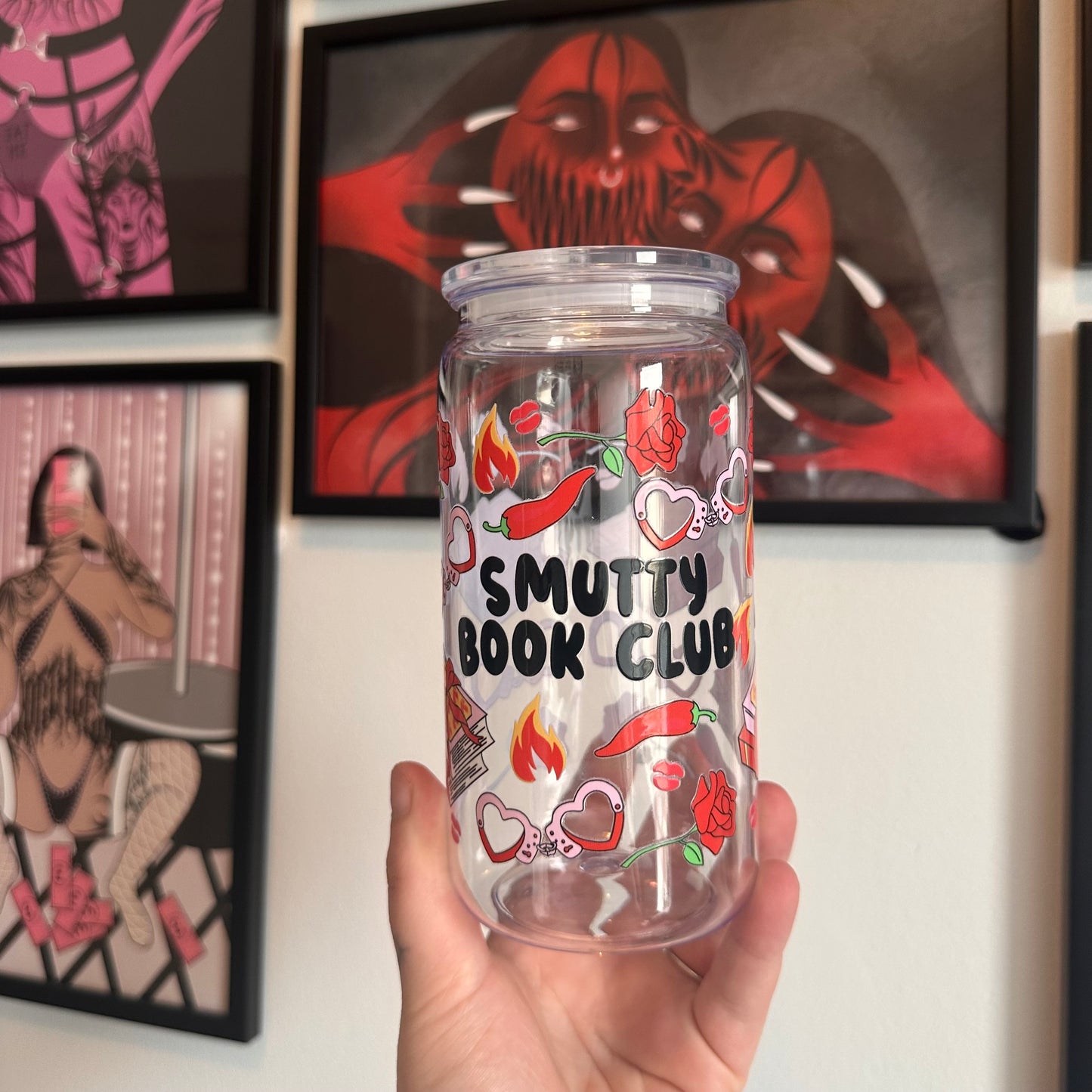 Smutty Book 16oz cup