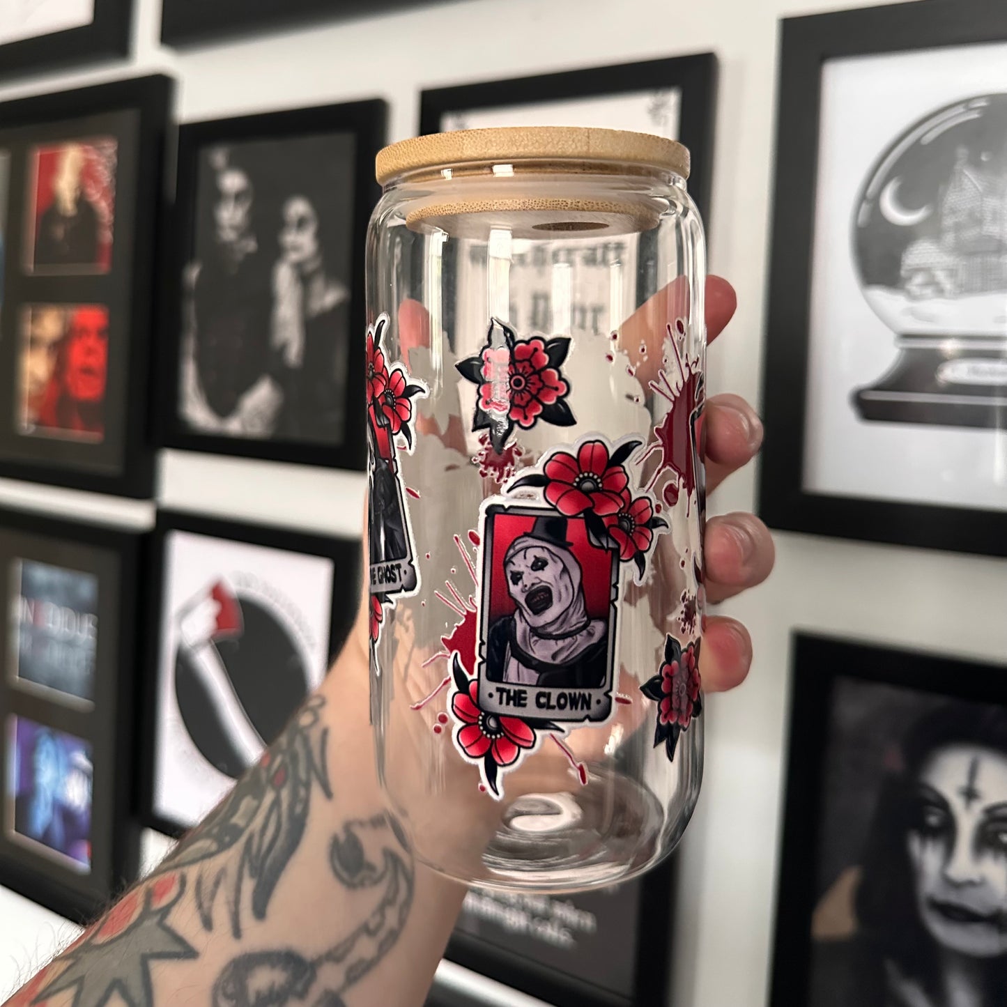 Horror Tarot 16oz reusable cup