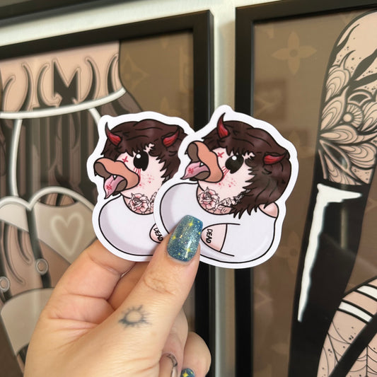 Oli Duck Sticker