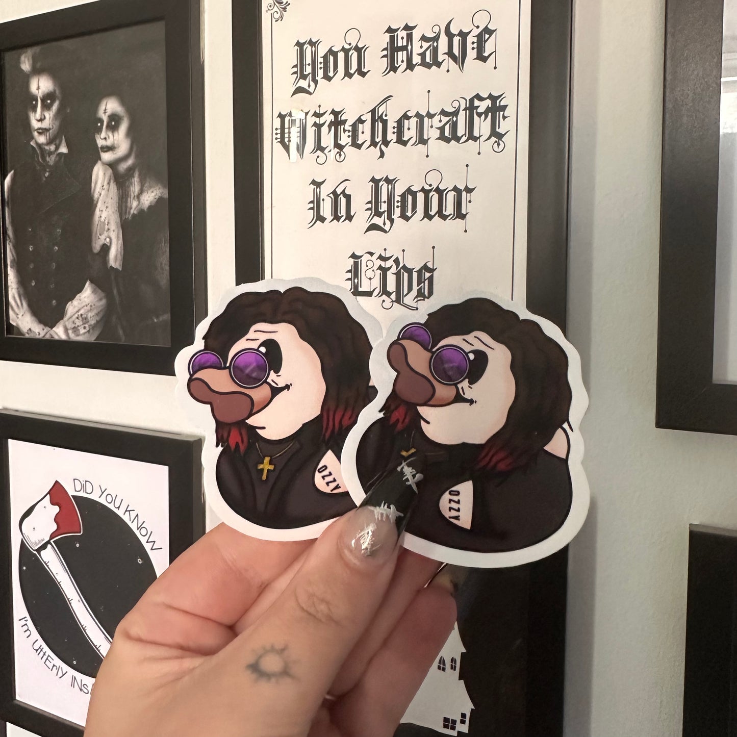 Ozzy Duck Sticker