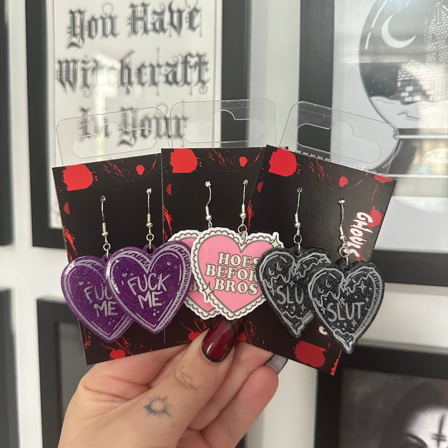 Naughty earring bundle - 3x pairs