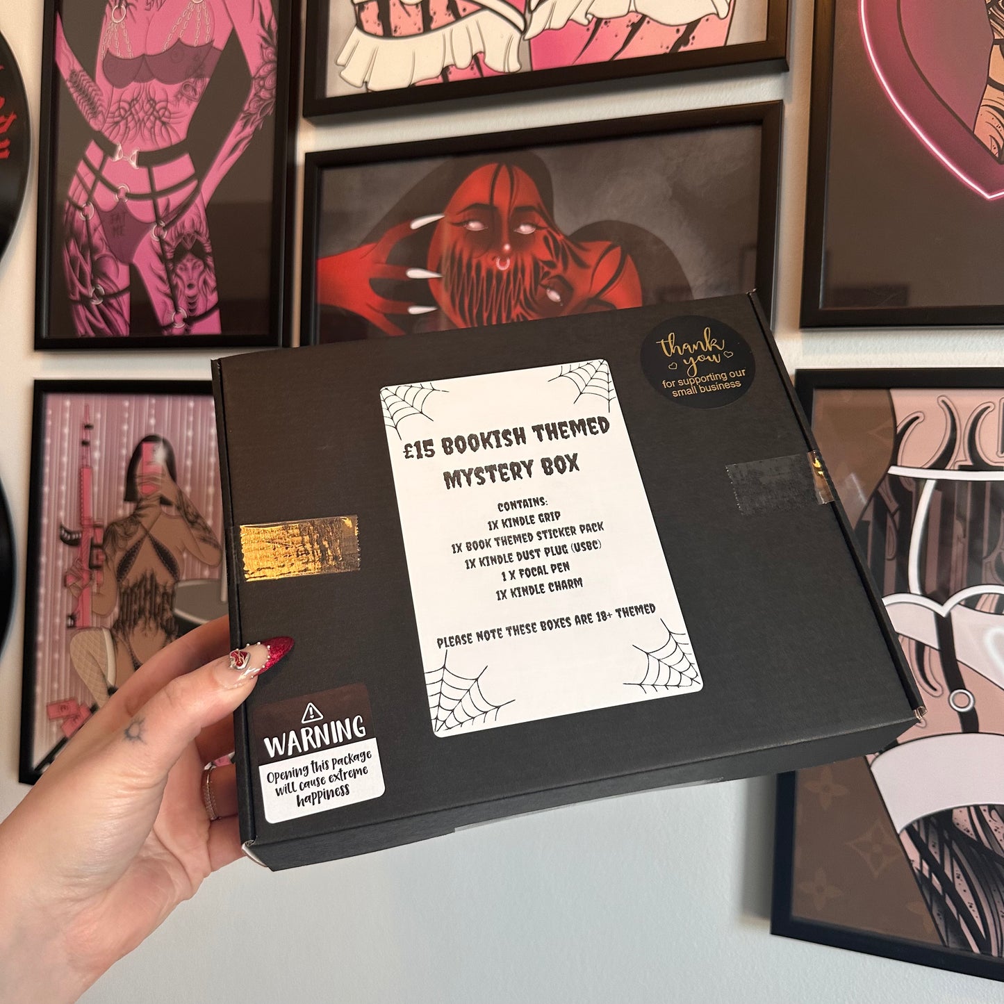 Bookish themed mystery boxes