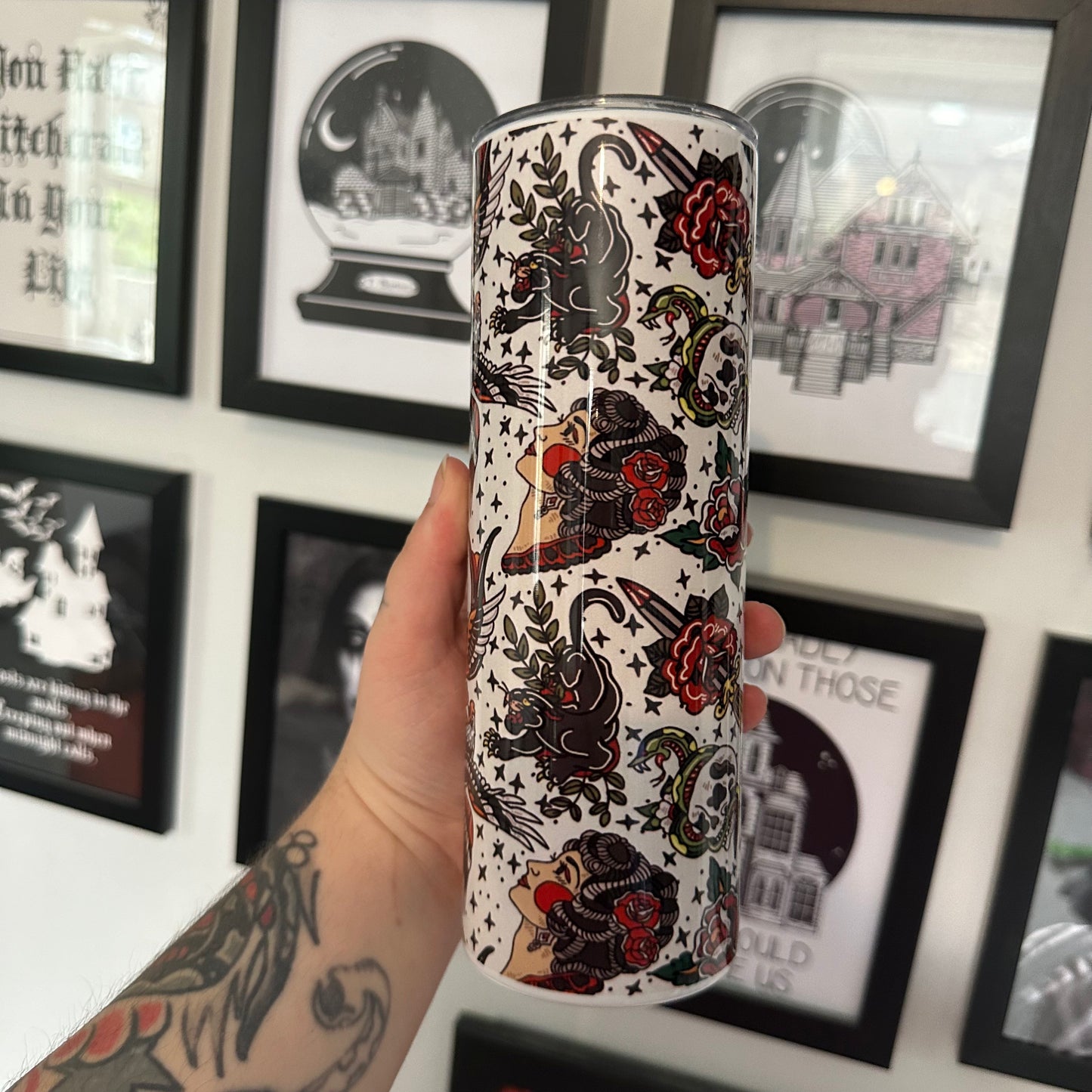 Tattoo 20oz Stainless Steel Tumbler -PREORDER