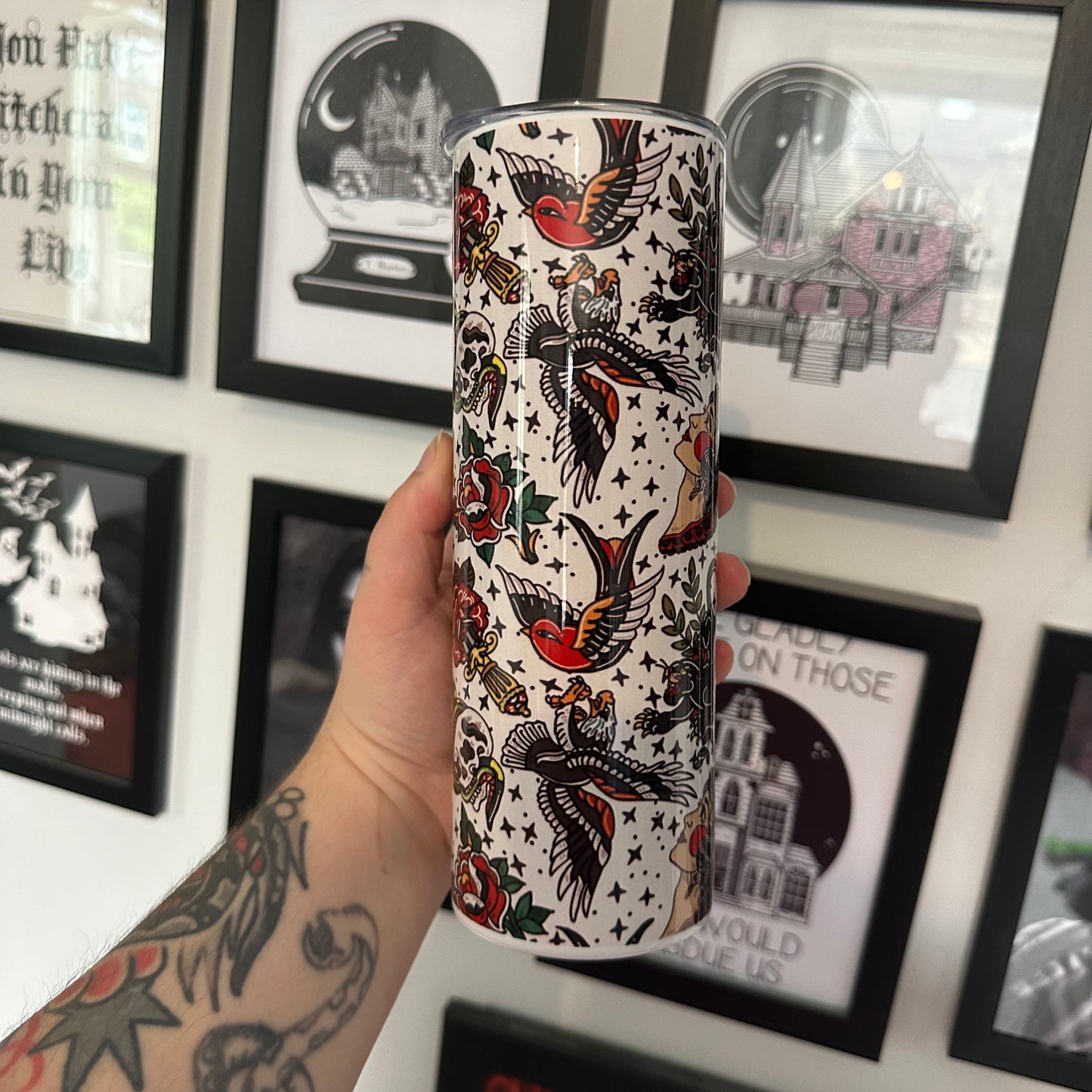 Tattoo 20oz Stainless Steel Tumbler -PREORDER