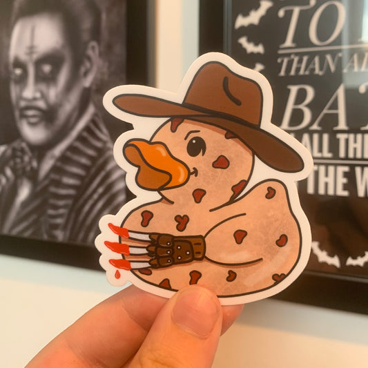 Freddy Duck Sticker