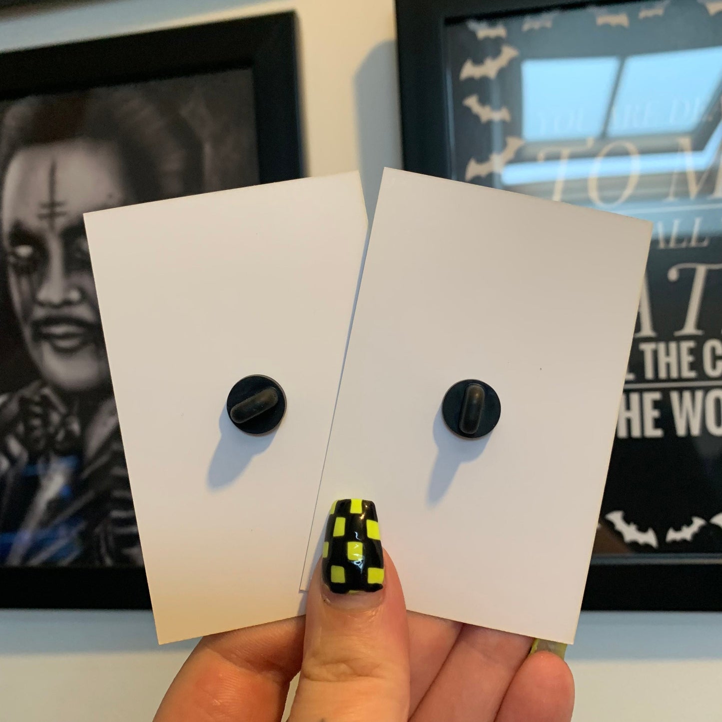 Frankie Duck Acrylic Pin